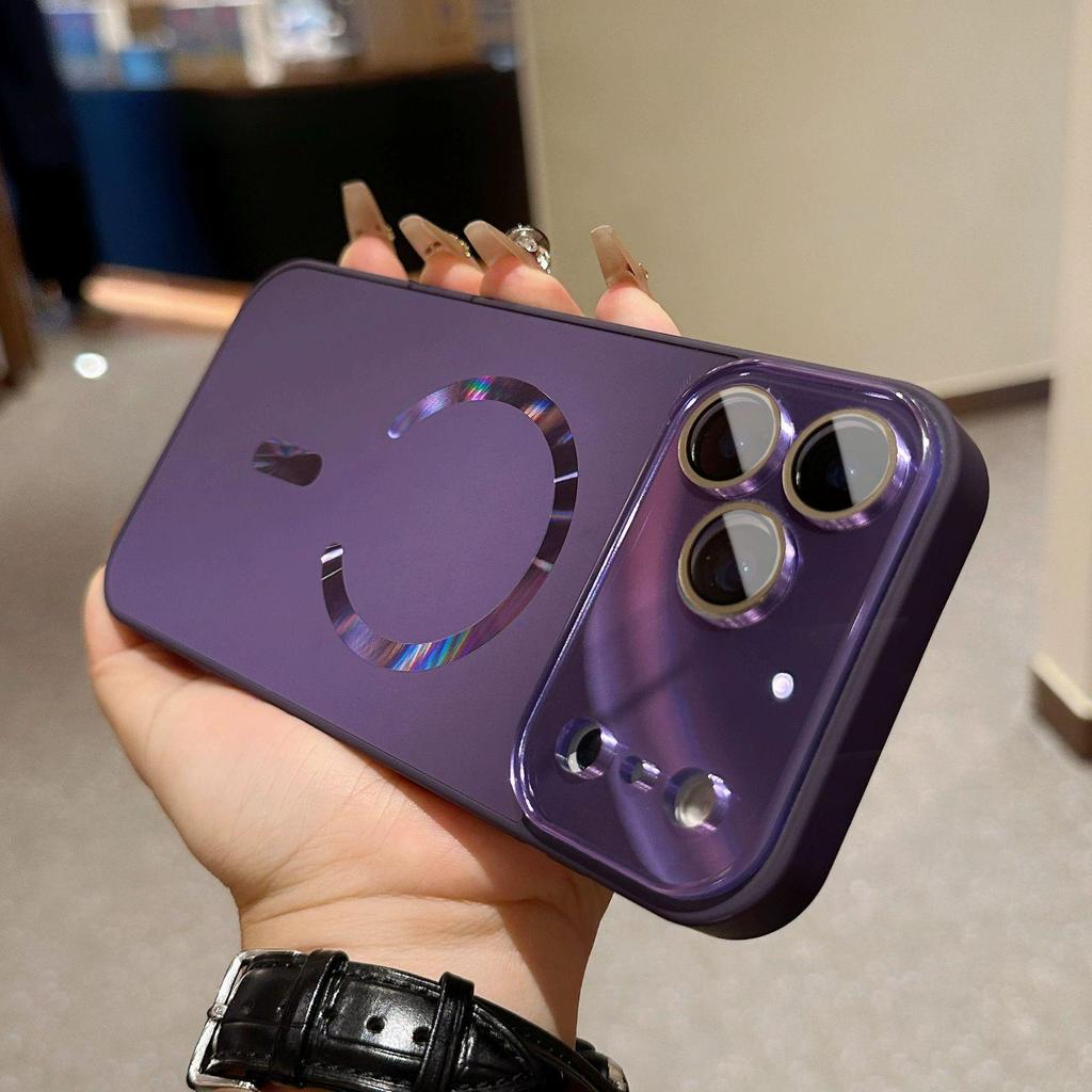 Чехол для iPhone 17 Pro Max: Матовый магнитный протектор для линзы и экрана