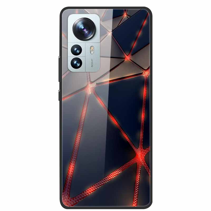 Чехол для Redmi Note 12S Закаленное Стекло Жесткая Задняя Крышка для Xiaomi Redmi Note 12 Note12 Pro 4G 5G Чехлы для Телефона Note12S 12 S 12Pro