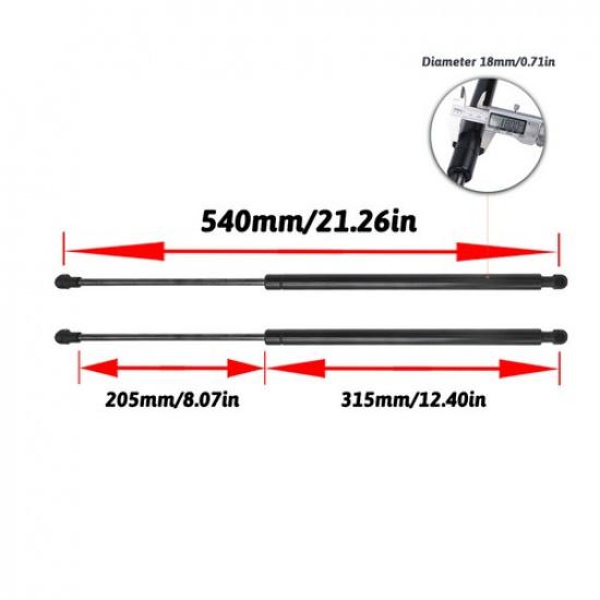 2Pcs For Nissan X-Trail Rear Hatch Tailgate Gas Shock Struts Lift Support