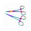 (Curved Scissors) 2pcs Pet Ear Tweezers Professional Stainless Steel Cat