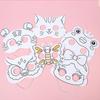 8Pcs Cartoon Animal Painting Mask DIY Graffiti Educational Toys for Kids Birthday Party Favors Kindergarten Prize Pinata Fillers