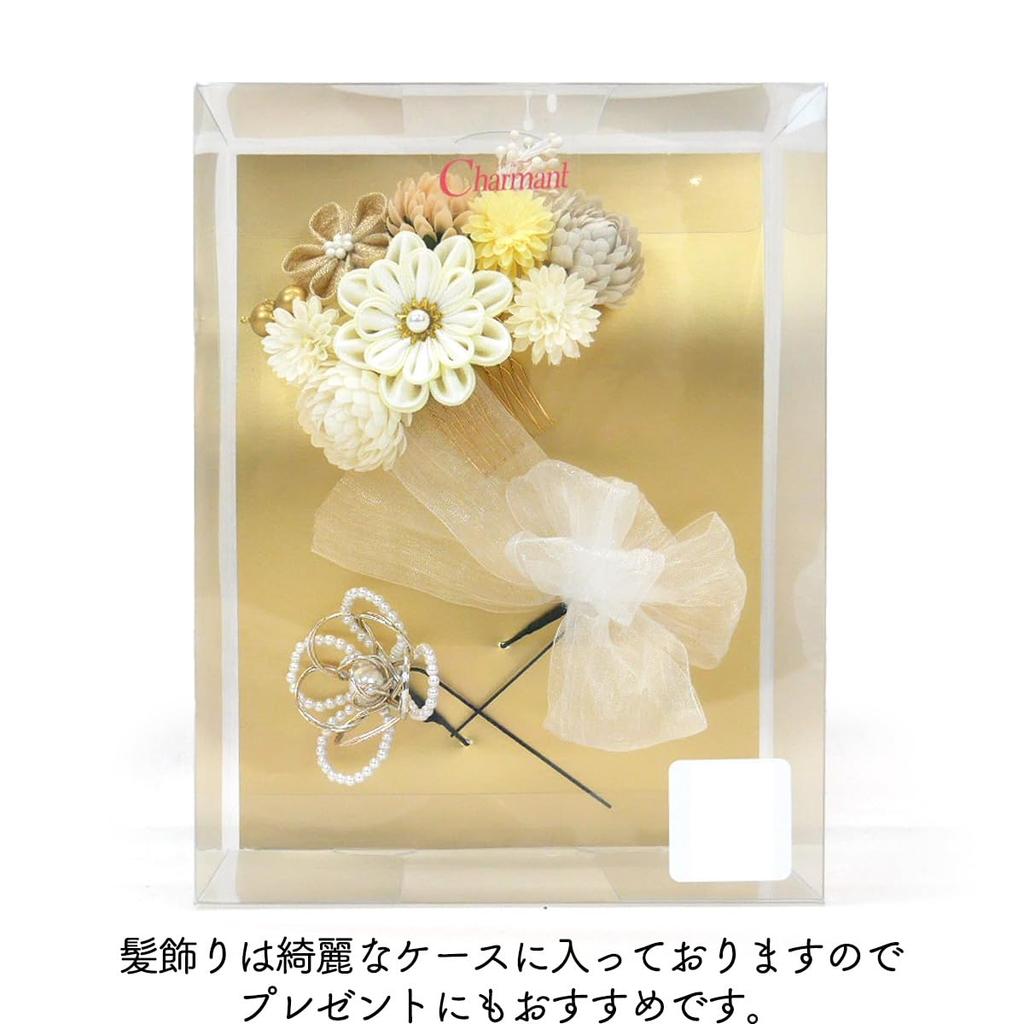 Украшение для волос Набор из 3 штук Церемония совершеннолетия Фурисодэ Цумами Канзаши Юката Тринадцатое паломничество Цветок Заколка для волос Аксессуары для волос Гребень Шпилька KK-013