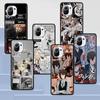 Japan Anime Bungou Stray Dogs Case for Xiaomi Mi 11 Ultra 11T 10T 9T Pro Note 10 A2 9 8 Lite A3 CC9E 10S Black Soft Phone Cover