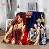 Мягкое плюшевое одеяло с героями мультфильмов Slam Dunk, фланелевое одеяло для гостиной, спальни, кровати, дивана, чехол для пикника Bettdecke
