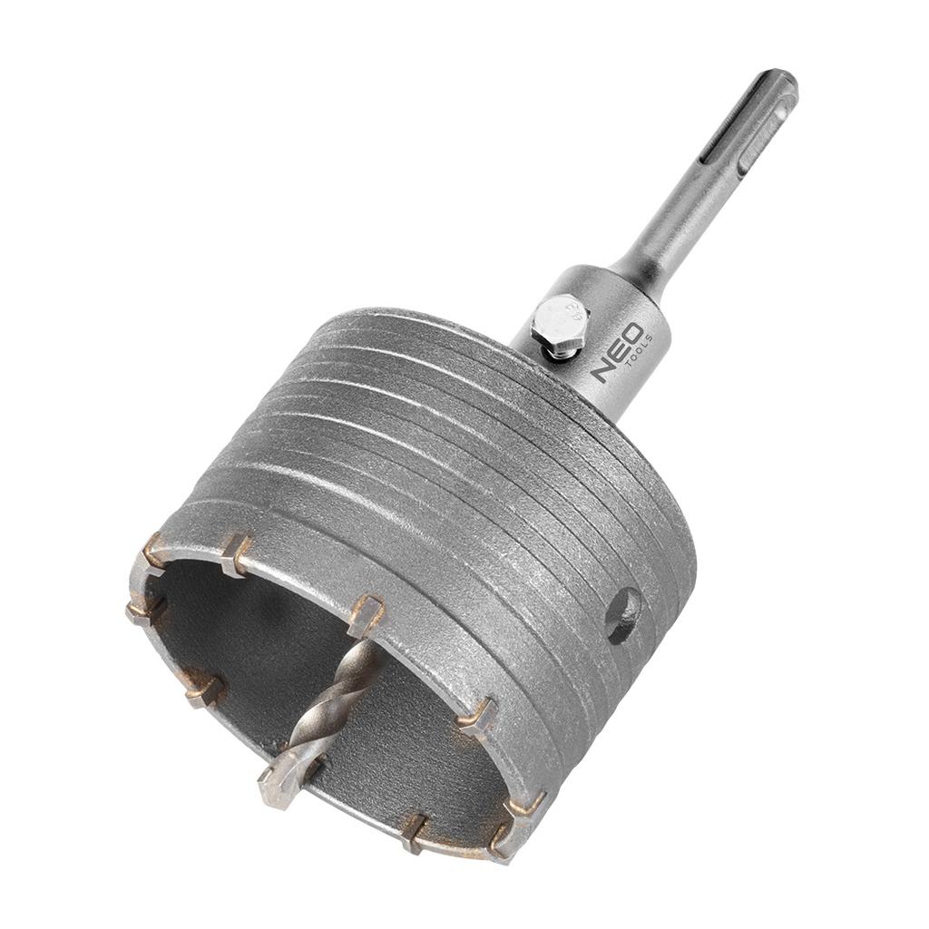 Otwornica Widiowa 85Mm Z Adapterem Sds+ Oraz Wiertłem Pilotującym