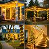 Led Garden String Christmas Outdoor Light 24v Xmas Tree Fairy Lights Waterproof Garland Lamp For Courtyard Holiday Party Decor