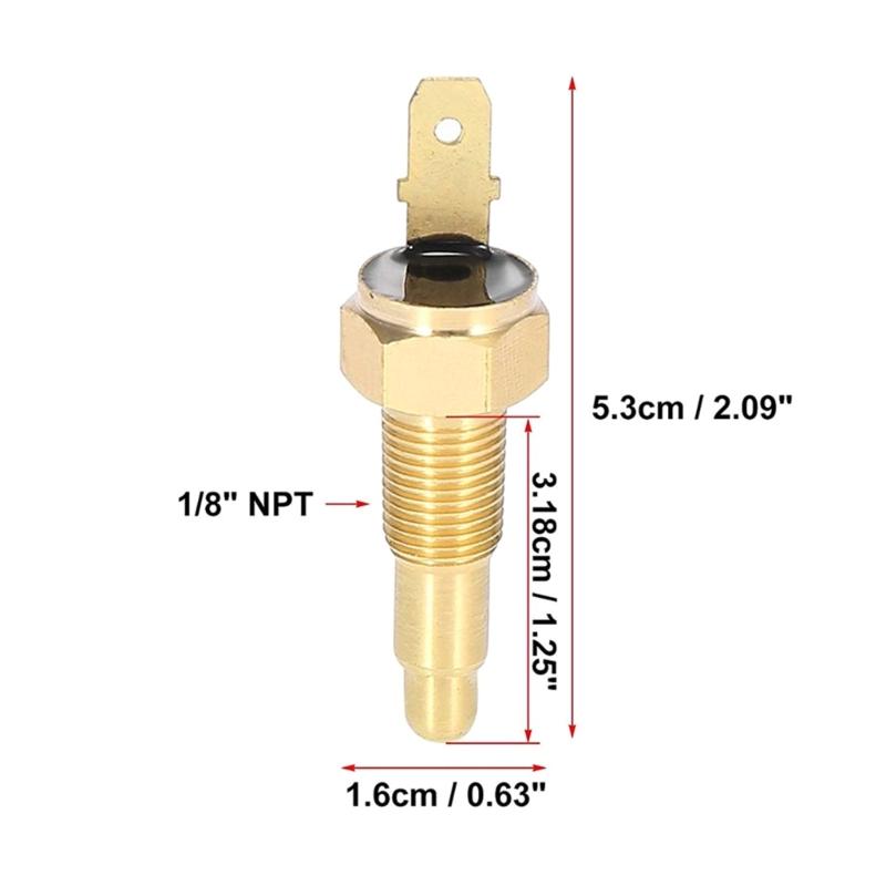 Прочный термостат температуры воды, электрический вентилятор радиатора, совместимый с квадроциклами, мотоциклами, универсальным