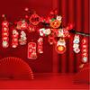 16Pcs Red Spring Festival Pendant Happiness Character Small Hanging Decoration  Spring Festival