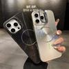 Лазерный блеск с текстурой CD Для чехла-подставки для линз Magsafe Для iPhone Air 17 16 15 14 13 12 11 Pro Max Крышка-держатель для беспроводной зарядки