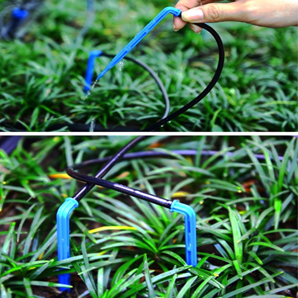 Solar Drip Irrigation System for Garden Digital Display Screen Automatic Watering System for 10