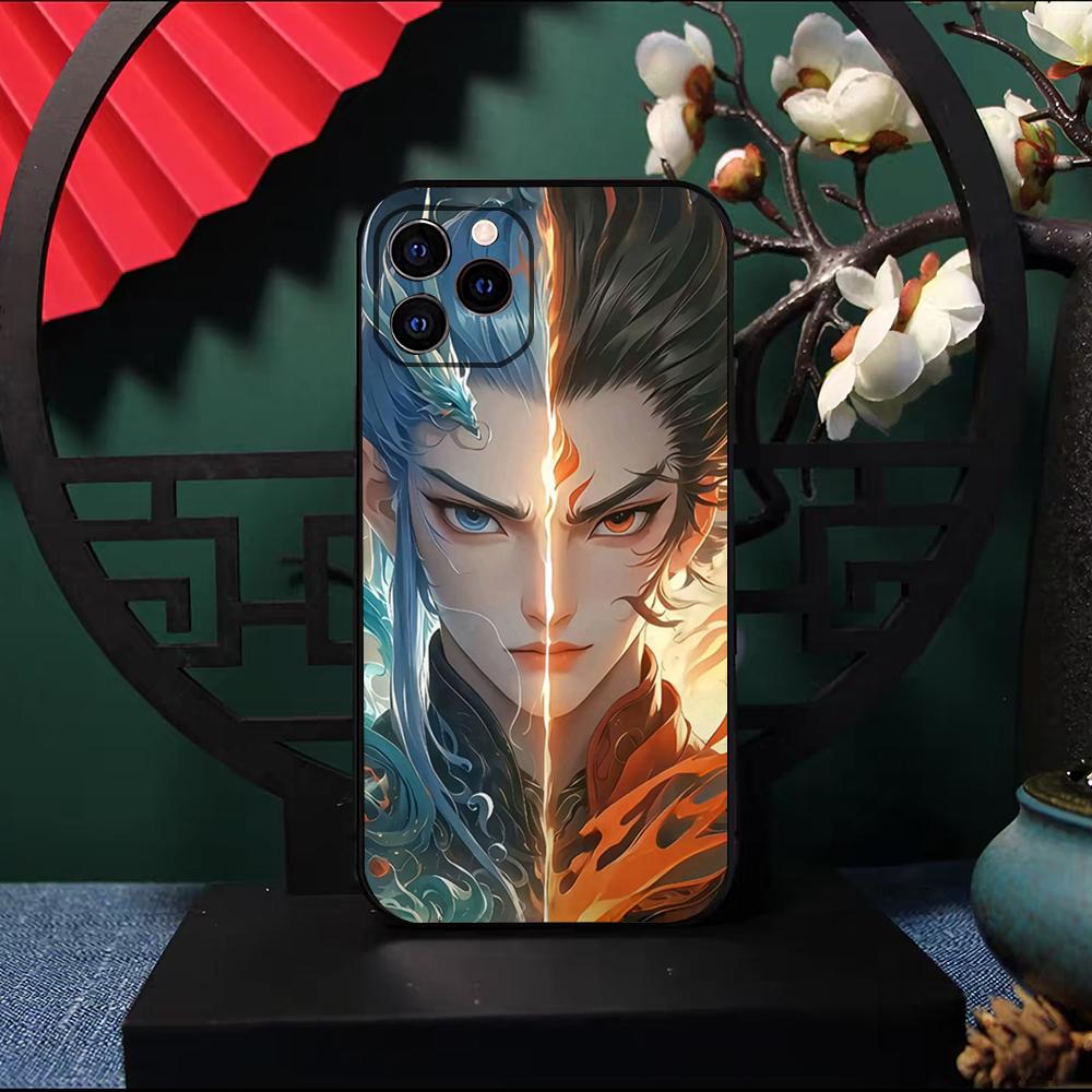 Китайский фильм Нэчжа Чехол для телефона Для IPhone 17 Pro Max 16 15 14 Pro Max 13 11 X Xs Xr 8 7Plus Силиконовый чехол