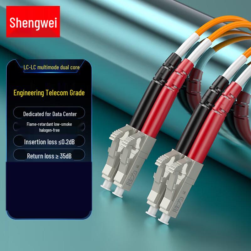 Многомодовый дуплексный оптоволоконный патч-корд Shengwei