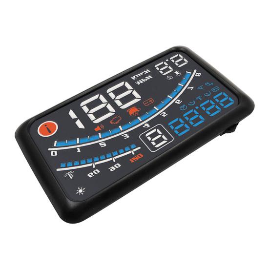 5,5-дюймовый универсальный автомобильный GPS-навигатор OBD2 с дисплеем на лобовом стекле, система предупреждения о превышении скорости