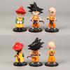 6 шт. Фигурки Dragon Ball Аниме Мультфильм Сон Гоку Вегета Пикколо Чичи Украшение для Автомобиля Настольное Украшение Подарок Мальчику на День Рождения Подарок на Рождество