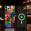 Набор Акварели Палитра Красок Чехол Для Телефона Для iPhone 17,16,15,14,13,12,Plus,Pro,Max Для Магнитной Беспроводной Зарядки