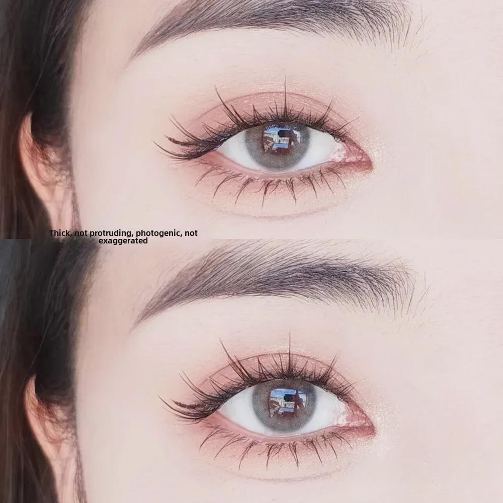 Coolles Pure Desire Белый Лунный Свет Ресницы - Ультратонкое Основание, Густой Стиль Маленького Дьявола, Предварительно Нарезанные для Легкого Нанесения.