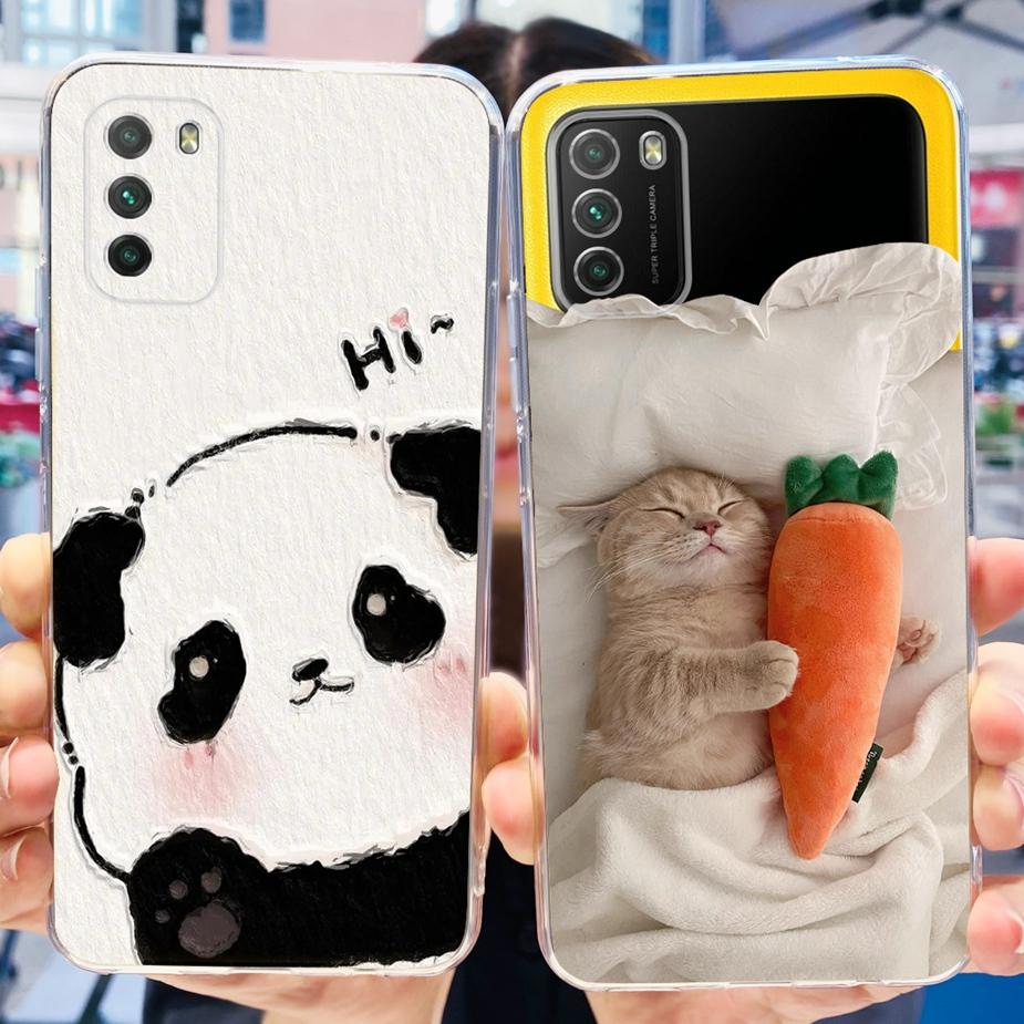 Для Xiaomi Poco M3 Чехол PocoM3 Pro Новый Модный Расписной Чехол Мягкий Силиконовый Чехол для Телефона Для Xiaomi Poco M3 Pro PocoM3 Fundas Coque