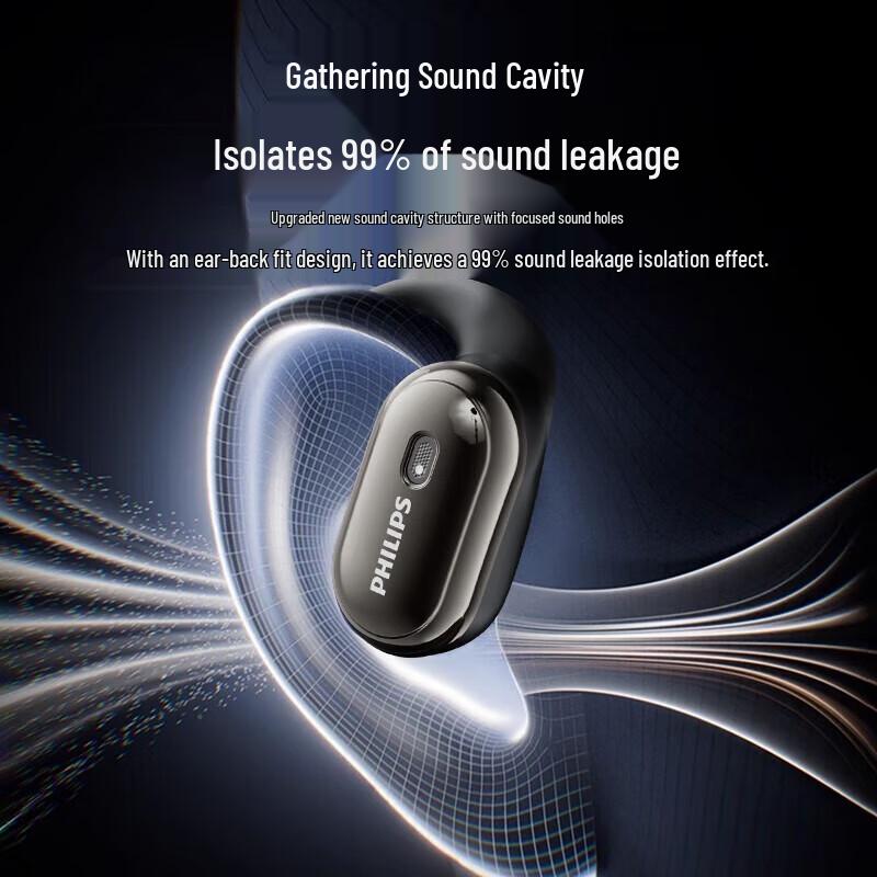 Philips TAT3759 Open-Ear Sport Bluetooth Earbuds