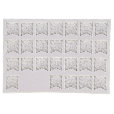 Алфавит Фондант Силиконовая Форма DIY Гибкая Термостойкая Легкая Выемка Силиконовая Форма для Торта для