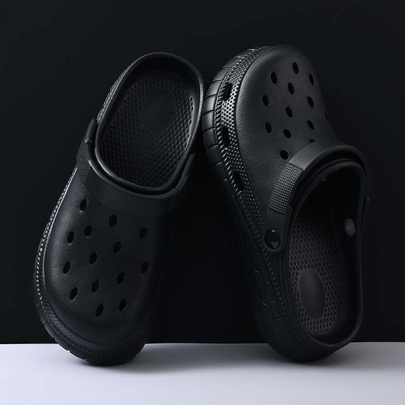 Summer New Couples Can Wear Hole Shoes Versatile Casual Lightweight Thick-soled Non-slip Wear-resistant Beach Sandals