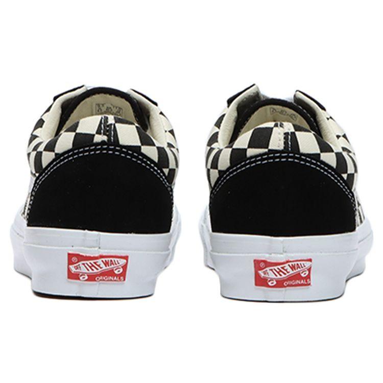 Vans OG Old Skool LX Checkerboard — Кроссовки унисекс чёрные Classic-White VN0A4P3X639