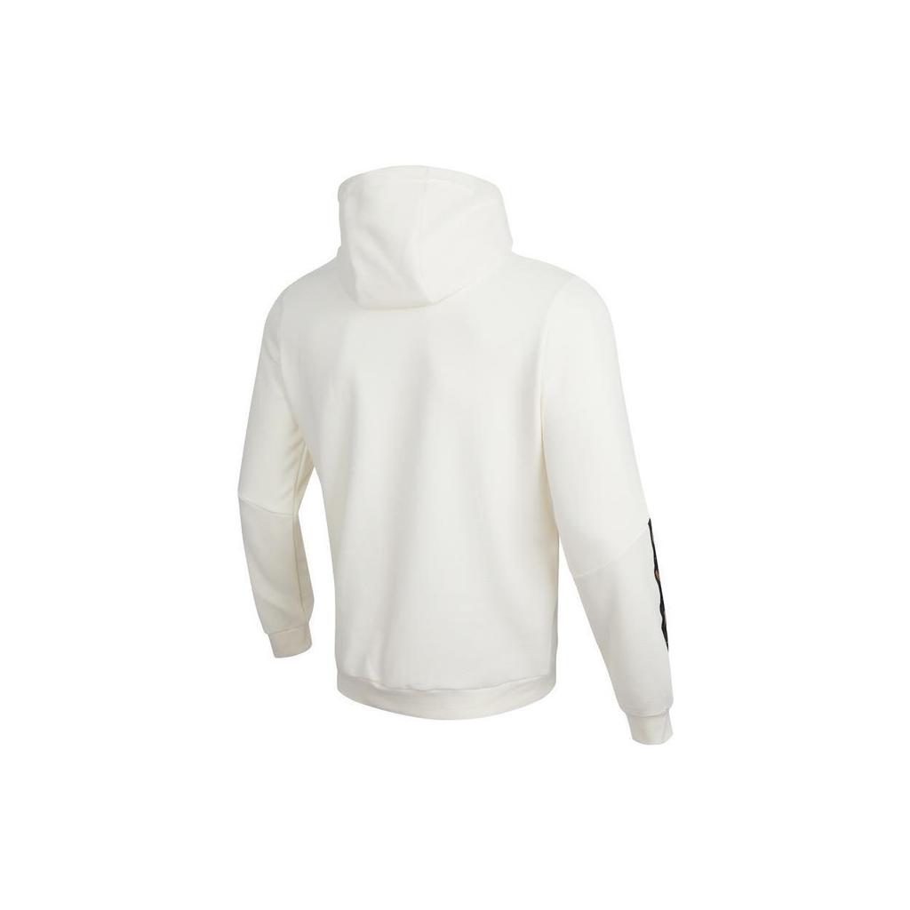 Puma Logo Print Drawstring Hoodie With Long Sleeves Men Tops White 674352-65