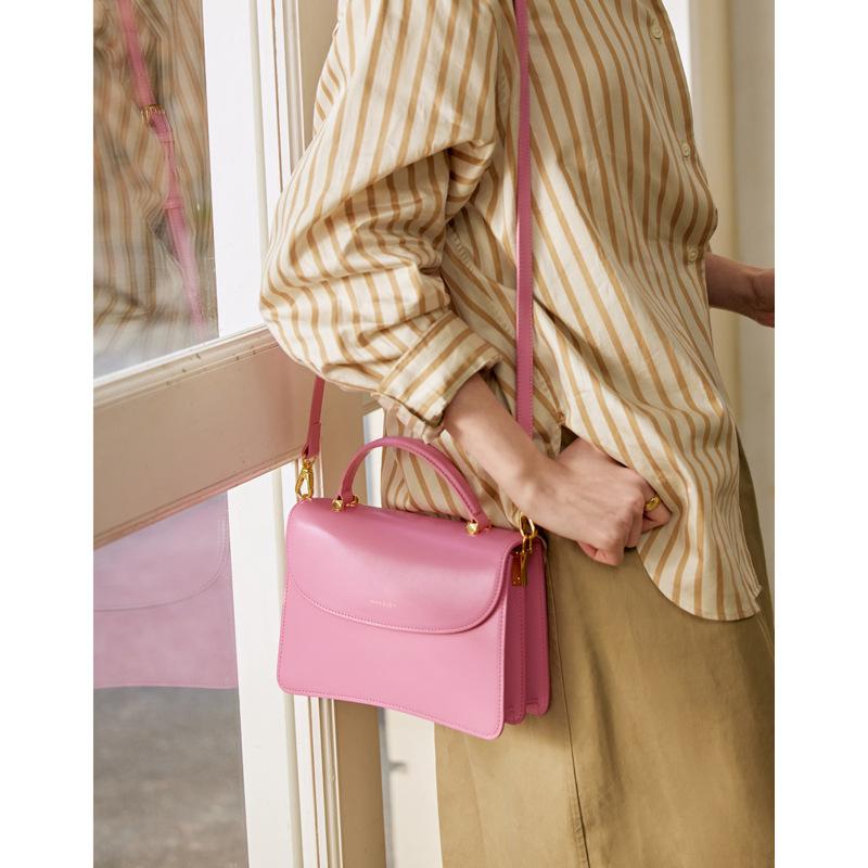 Сумки через плечо женские из спилковой кожи с простым карманом-клапаном элегантные квадратные женские сумки-мессенджеры