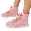 Women Sneakers Fashion High Top Flat Women Ankle Boots Platform Casual Shoes Outdoor Vulcanized Shoes for Women2025