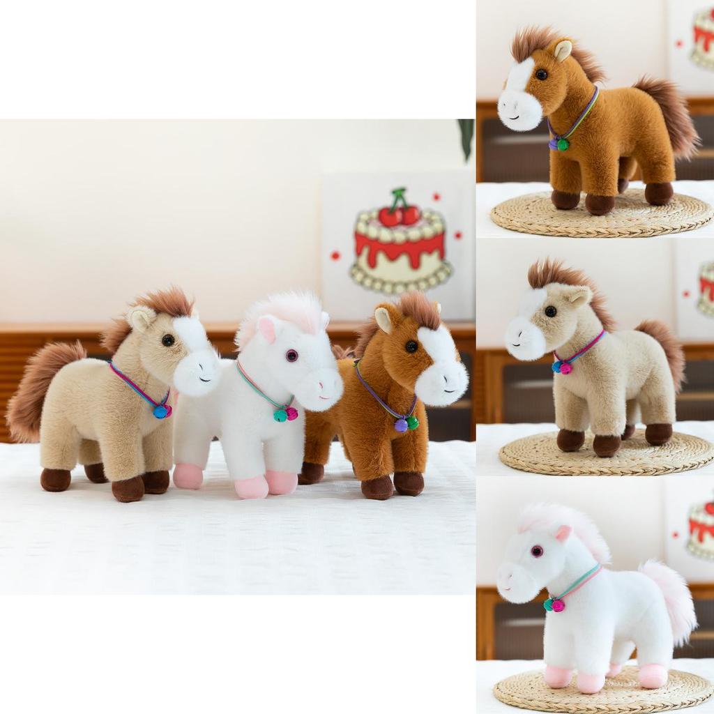 Плюшевая игрушка лошадь детский подарок для детей мягкая подушка-животное для игры и комфорта