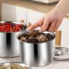 Портативная чашка из нержавеющей стали для ароматизаторов 201 из нержавеющей стали, контейнер для приправ из нержавеющей стали