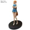 Anime Figure Realistic Shape Lovely Miniature Figurine One Piece Nami Action Figure Car Decor
