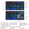 0,96-дюймовый DC 4-30 В 5A IPS цветной ЖК-дисплей высокой четкости 13 в 1 USB-тестер, измеритель напряжения, тока и мощности