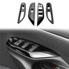 A87Q-Car Glossy Black Window Glass Lift Button Trim Switch Cover Door Armrest Panel for Toyota YARiS Cross - LHD