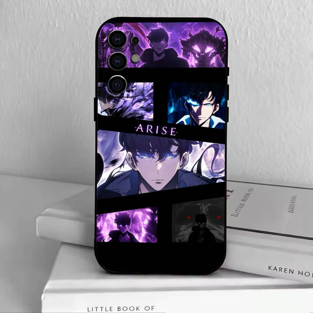 Чехол для телефона S-Sung Jin-woo для Samsung S25, S24, S21, S22, S23, S30, Ultra, S20, Plus, Fe, Мягкий силиконовый черный чехол
