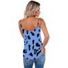 Плюс Размер Женский Летний Новый Сексуальный Безрукавный Жилет Холтер Топ С V-образным Вырезом и Леопардовым Принтом