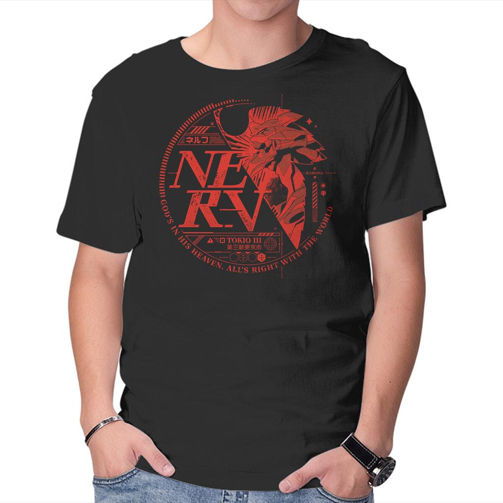 Unisex Crew Neck T-Shirt NERVTech Graphic Short Sleeve Casual Tee