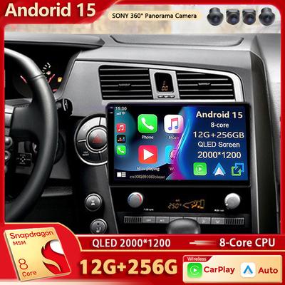 Android 15 для SsangYong Kyron Actyon C100 2005- 2011 2K QLED Android Автомагнитола Мультимедийный Стерео Плеер GPS Голосовой AI CarPlay 4G