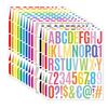 500 Pcs Letter Stickers 2 Inch Self Adhesive PVC Stickers Waterproof Alphabet