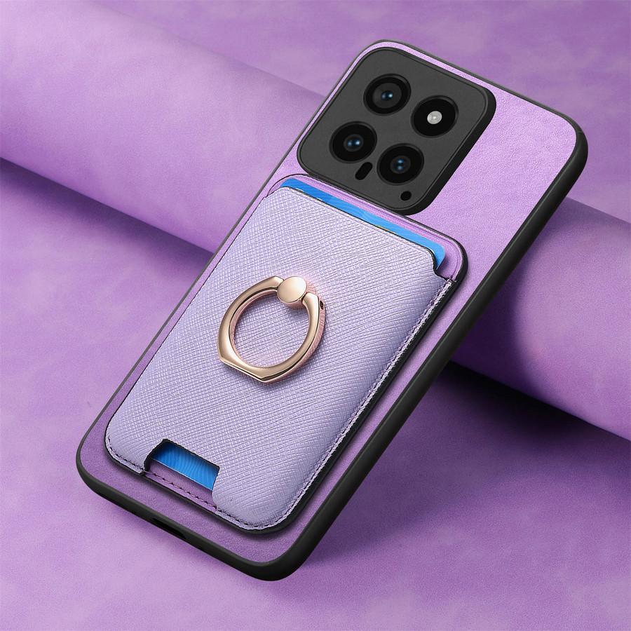 2 в 1 Masafe держатель для карт чехол для телефона Xiaomi 14T Pro 13T кожаный чехол беспроводная зарядка защитная задняя крышка для Xiaomi 15 Pro 14 Ultra Чехлы