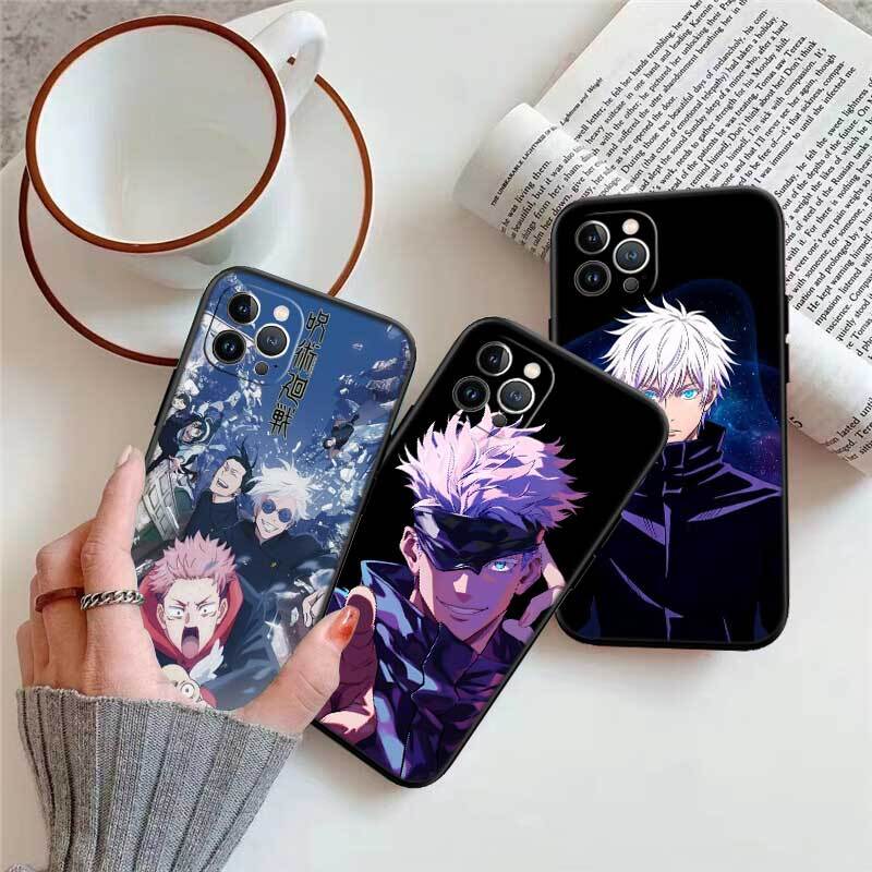Чехол для телефона Аниме Годжо Jujutsu Kaisen для Redmi Note 12 12S 12C 13 13C 13R 14 14S 14R 14C 11A 13X A3 A3X A4 A5 Pro Max Plus