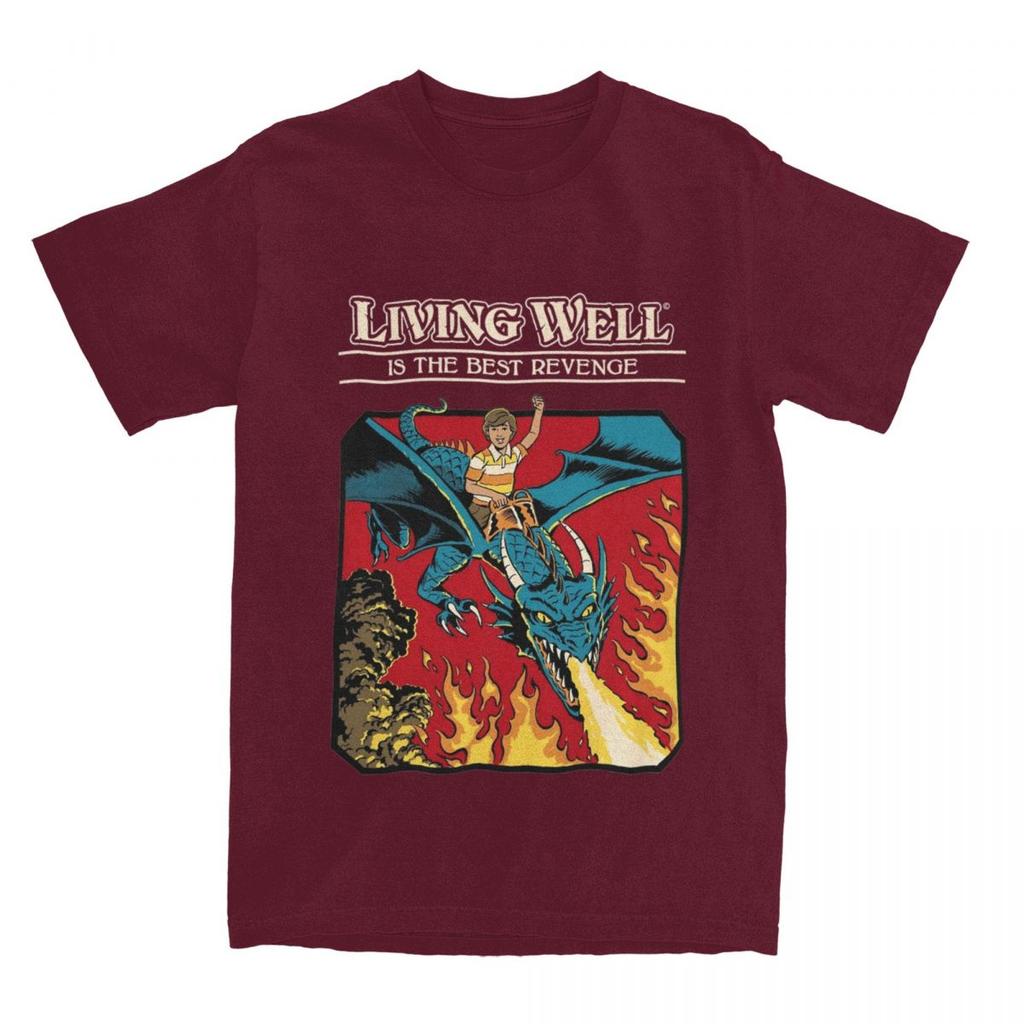 Футболки мужские и женские винтажные фантазийные сумасшедшие 100% хлопок с графическим принтом ткань