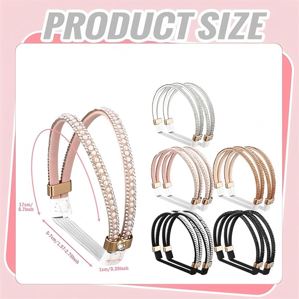 5 пар эластичных шнурков для высоких каблуков со стразами - противоскользящие съемные шнурки для высоких каблуков, босоножек и тапочек, 5 стильных цветов