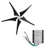 Wind Turbine Generator Five Wind Blades 400W Wind Controller for Home  Camping