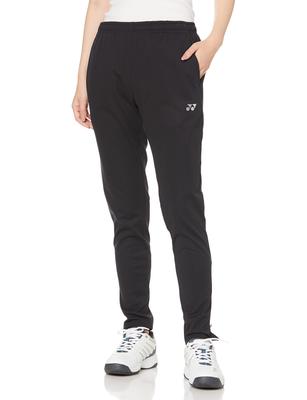 Теннисные черные XO [Yonex] женские брюки, разминочные брюки, (007)