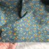100x140cm Retro Pastoral Cotton/Linen Small Flower Floral Fabrics Soft for Spring Handwork Decor Tablecloth Dress Cushion Craft