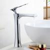 Silver Basin Faucets Waterfall Faucet for Bathroom Basin Mixer Tap Single Handle Sink Mixer Tap Deck Mounted Bathroom Torneiras