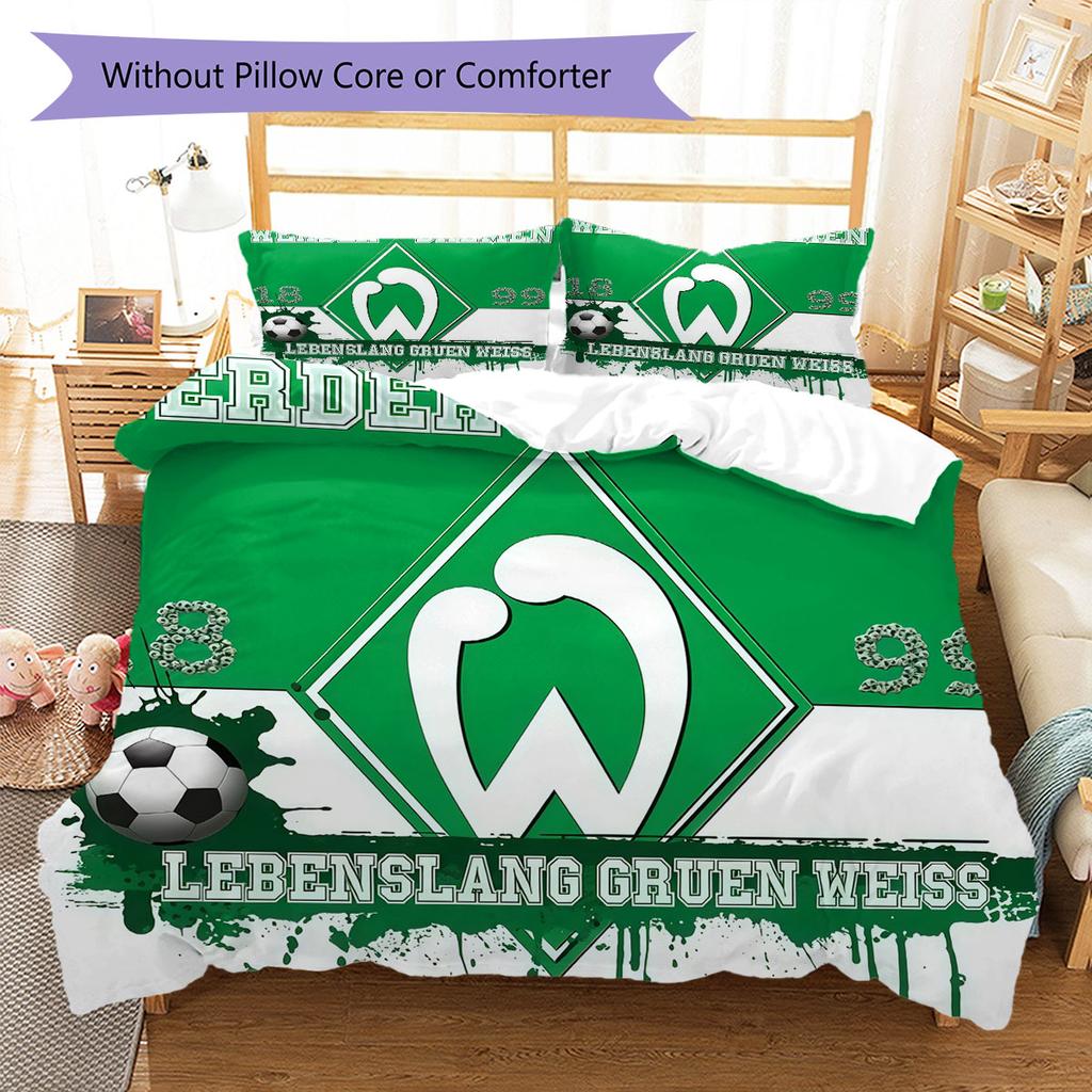 Werder logo Bedding Quilt Set Quilt Cover Pillowcase Home Decoration Birthday Gift (1 * duvet cover + 2 * pillowcase, without core)