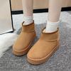 Новые хлопковые туфли на платформе женские универсальные зимние ботинки женская верхняя одежда зимние новые утепленные хлопковые туфли