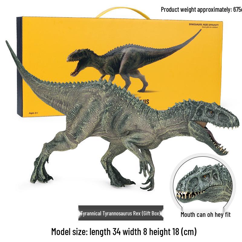 Dinosaur Model Set: T. Rex, Spinosaurus, Mosasaurus, Stegosaurus, Triceratops Cognitive Toys