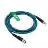 Кабель HangTon M12 8-контактный X-кодировка на 8-контактный X-кодировку Ethernet Cat7e для считывателей штрих-кодов и камер-сенсоров Cognex Data Man 260, 280, 370, 380, 470, 3 м